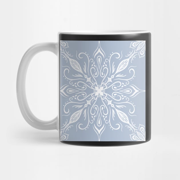 Blue mandala pattern by cait-shaw